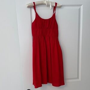Red Silk Dress